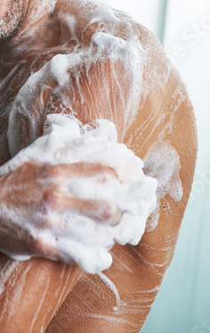 Man Washing Arm