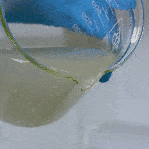 Pouring Xanthan Gum